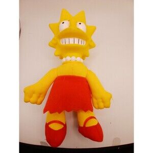 Vintage New Condition Lisa The Simpsons Plush Rubber 1990 Matt Groening
